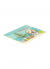 Christmas Tree And Retriever Kitchen/Bath Mat Multicolour 16 x 20inch