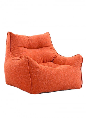 Comfortable Fabric Bean Bag Orange