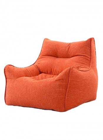 Comfortable Fabric Bean Bag Orange