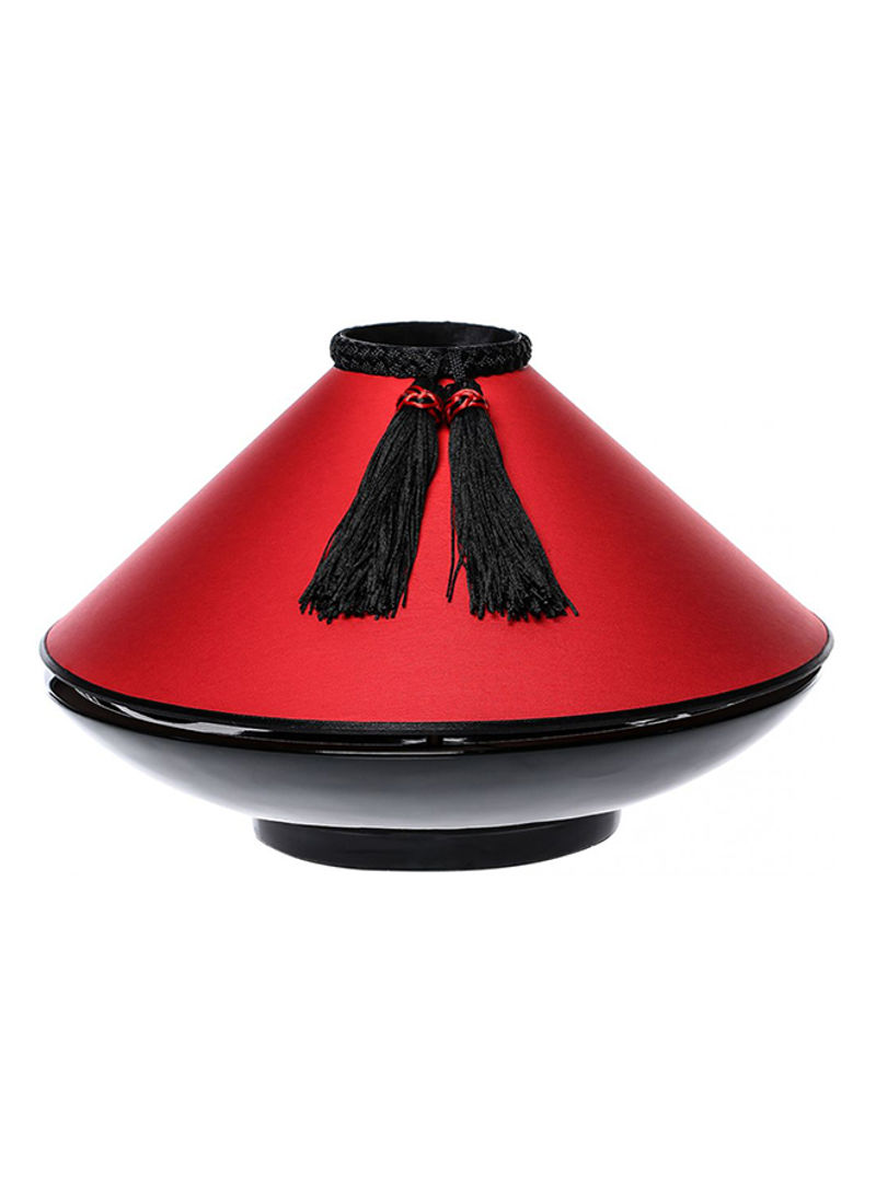 Fuji Yama Solid Table Lamp Red