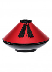 Fuji Yama Solid Table Lamp Red
