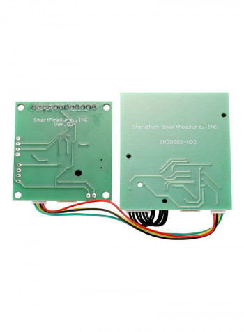 Multifunction Sensing Element Module Dust With Temperature Humidity Detect Function Silver/Green/Black 15.00x4.50x15.00cm