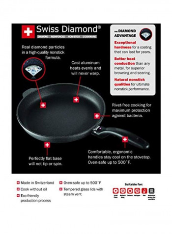 Nonstick Fry Pan Black 8inch