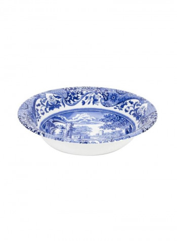 Pack Of 4 Cereal Bowl Blue/White 6x6x2inch