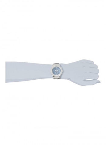 Women's XXIV Leather Chronograph Watch AKR449BK