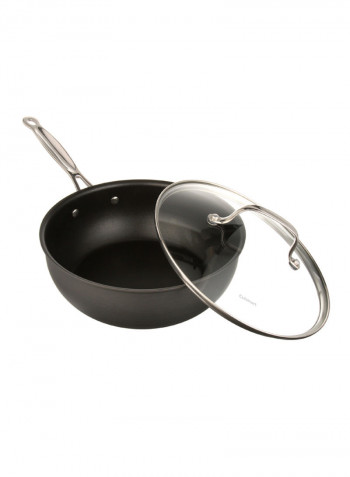 Chef's Pan With Lid Black 5x17.8x9.6inch
