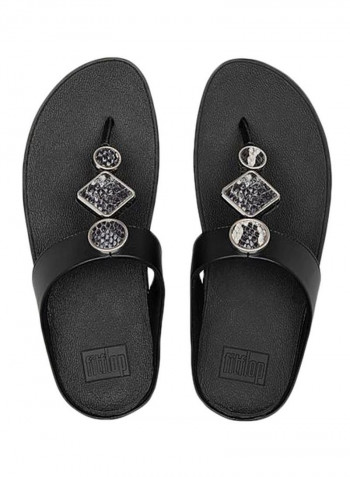 صندل إصبع هالو أسود