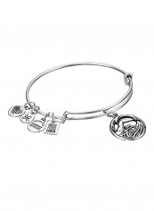 Rafaelian Silver Plated Swimming Expandable Charm Bracelet