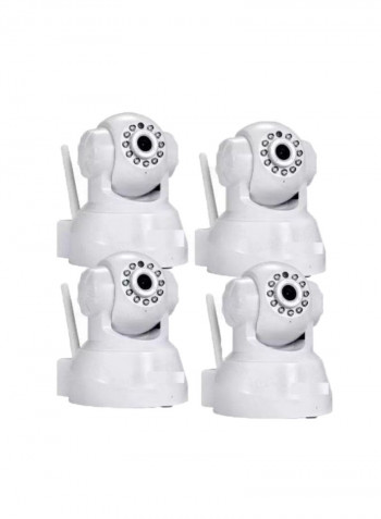 4-Piece Wireless Security IP Camera Set