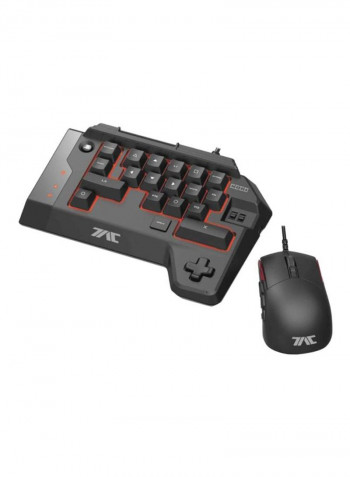 Tactical Assault Commander K2 Gaming Keyboard With Mouse Black