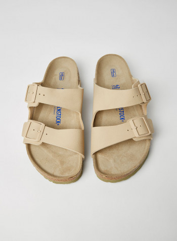 Arizona Birko-Flor Sandals Beige