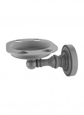 Dottingham Collection Tumbler And Toothbrush Holder Matte Grey