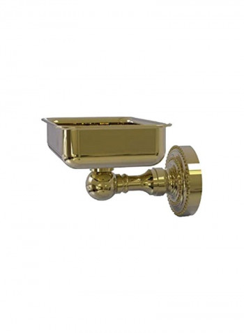 Dottingham Collection Wall Mounted Soap Dish Gold