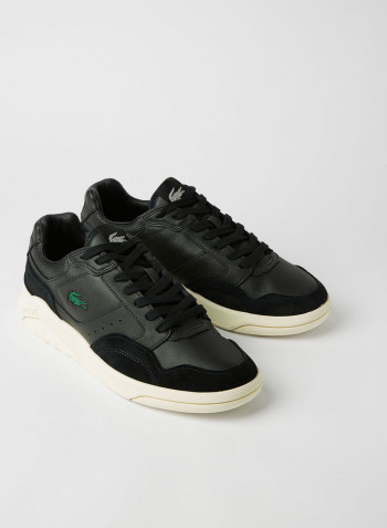 Game Advance Leather Sneakers Black/Off White