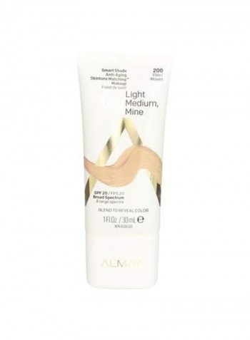 Smart Shade Anti-Aging Skintone Makeup Foundation SPF 20 200 Light/Medium