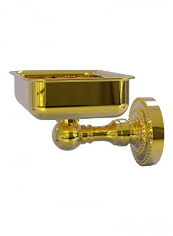 Dottingham Collection Wall Mounted Soap Dish Gold