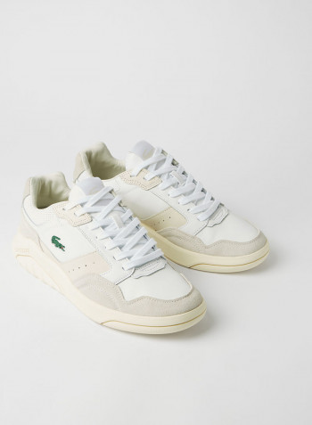 Game Advance Leather Sneakers White
