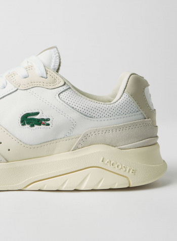 Game Advance Leather Sneakers White