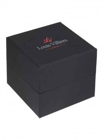 Men's Casual Brown Chronograph Steel Round Watch - LV1015