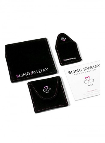 925 Sterling Silver Cubic Zirconia Butterfly Stud Earrings
