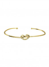 14 Karat Gold Plated 925 Sterling Silver Love Knot Bracelet