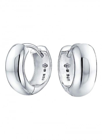 925 Sterling Silver Huggie Hoop Earrings