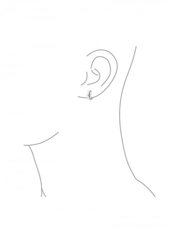 925 Sterling Silver Huggie Hoop Earrings
