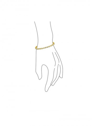 Cubic Zirconia Studded 925 Sterling Silver Bracelet