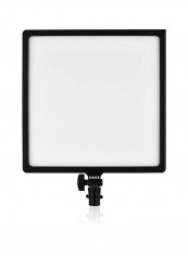 Ultra Slim Bi-Color LED Video Photography Light 32x32x1.5centimeter White/Black