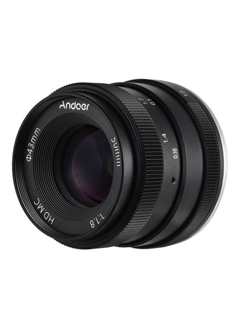 50mm F1.8 Digital Camera Lens For Sony Black