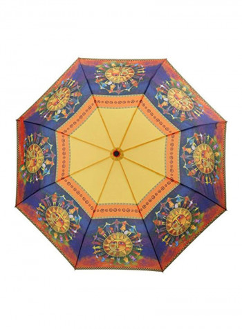 Auto Open/Close Umbrella - Harmony Under The Sun Yellow/Blue/Green