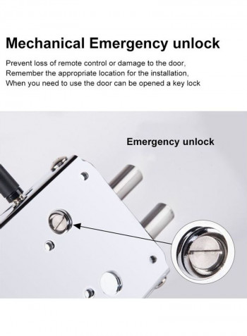 Intelligent Door Lock Kit Silver