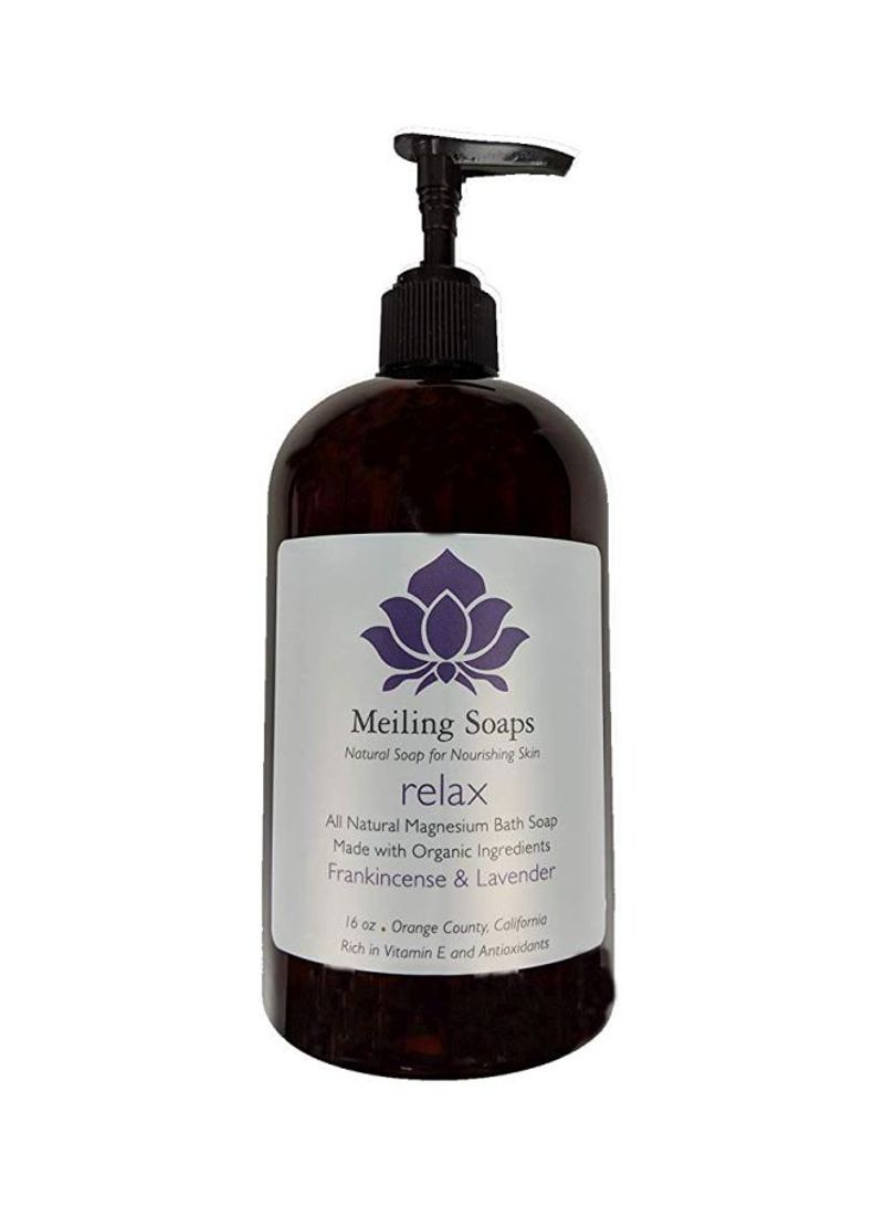 Relax Natural Magnesium Melting Bath Soap - Frankincense And Lavender 16ounce