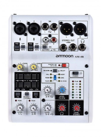 8-Channel Sound Card Digital Audio Mixer