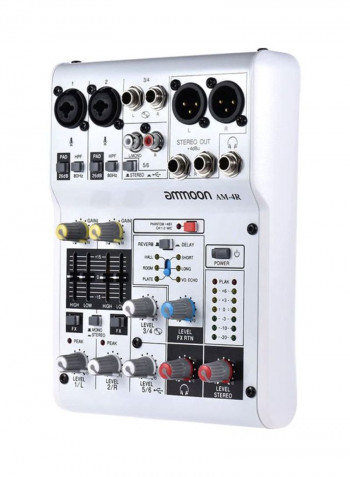 8-Channel Sound Card Digital Audio Mixer