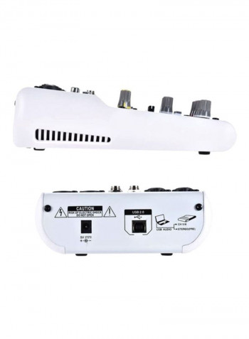 8-Channel Sound Card Digital Audio Mixer