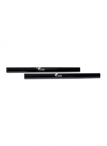 2-Piece Eyeliner Liquid Pen Set Black