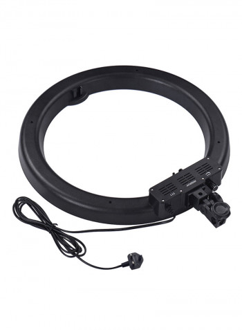 LED Video Light Dimmable Photography Ring Fill Light Set 18inch Multicolour