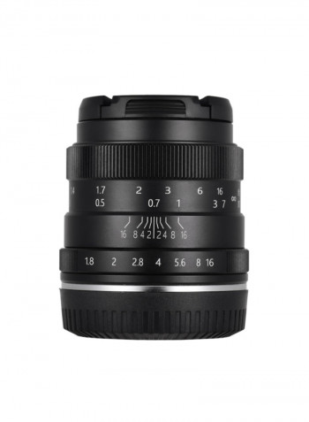 50mm F1.8 Digital Camera Lens For Canon Black