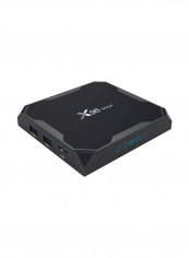 X96 MAX Android TV Box With Remote Control V5718 Black