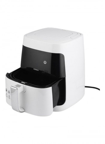 Portable Cooking Air Fryer Machine White 2.5L