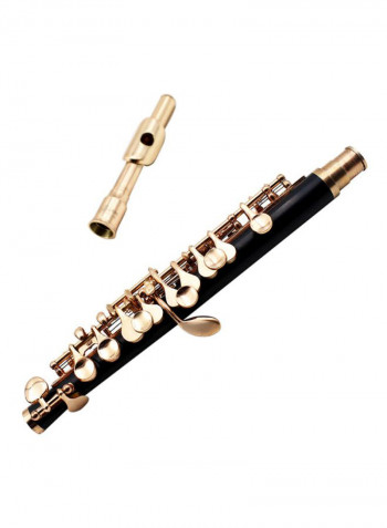 Silver Plated Piccolo Flute With Accessories