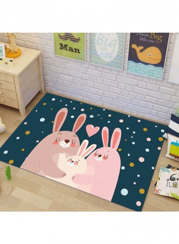 Cartoon Printed Household Cute Romantic Rug multicolour 140*200(W*L)cmcm