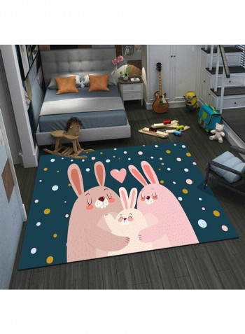 Cartoon Printed Household Cute Romantic Rug multicolour 140*200(W*L)cmcm