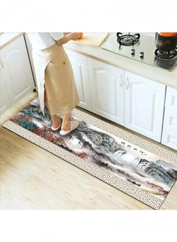 Home Rug Chinese Landscape Print Non-Slip Living Room Bedroom Floor Mat multicolour 140*200(W*L)cmcm