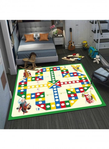 Board Game Pattern Floor Rug Multicolour 140x200cm