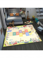 Cartoon Printed Rug Multicolour 140x200cm
