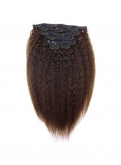 7-Piece Curly Clip Hair Extension Brown reviews 7-Piece Curly Clip Hair Extension Brown
