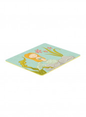 Mermaid Underwater Scene Kitchen Mat Multicolour 24 x 24inch