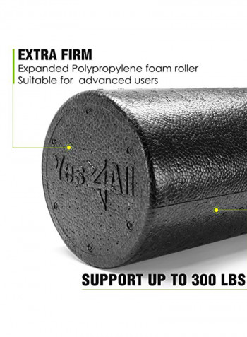 Extra Firm High Density Foam Roller 24X5X5inch